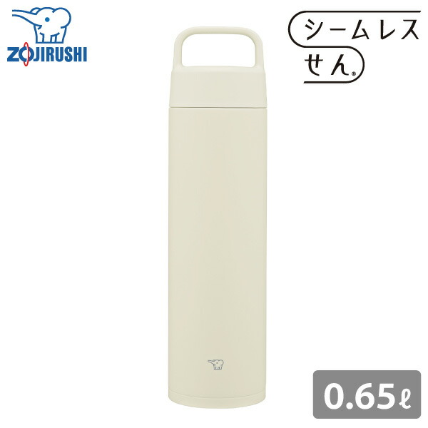 象印 ステンレスマグ SM-RS65 650ml WZ エクリュ 0.65L 水筒 ステンレスボトル マグボトル