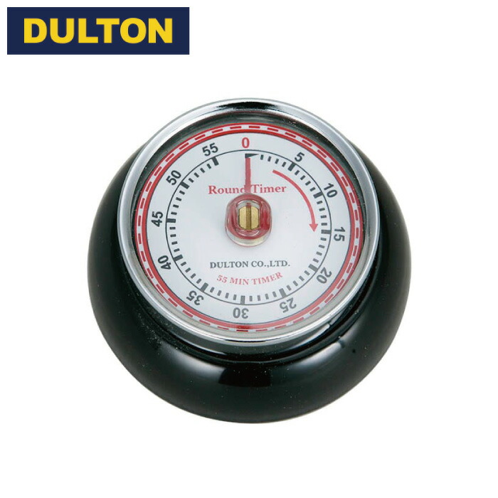 DULTON ダルトン キッチンタイマー ウィズ マグネット ブラック BLACK 100-189BK