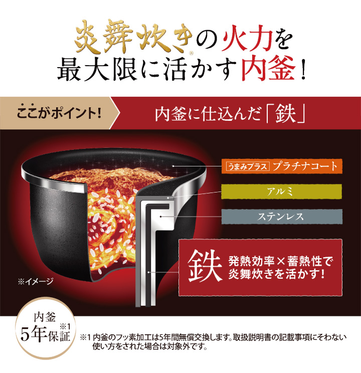 【送料無料】象印 圧力IH炊飯ジャー 炎舞炊き NW-FB10 5.5合 WZ 絹白