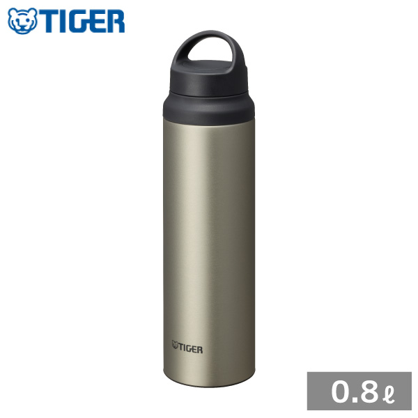 【水筒】タイガー 真空耐熱ボトル MCZ-S080 XZ チタニウムオーア 0.8L