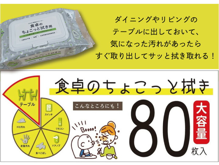 くらし屋 / アルカリ電解水お掃除シート蓋付き 2個組 NTA-1ウェットシート キッチン テーブル 日本製