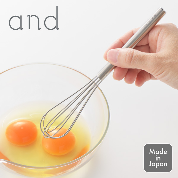 and ステンレス ミニ泡立て AN0218 ヨシカワ 日本製