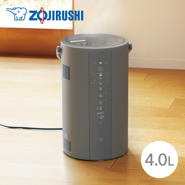 【送料無料】象印 加湿器 EE-DF50 HA グレー 4.0L 同梱不可 スチーム式