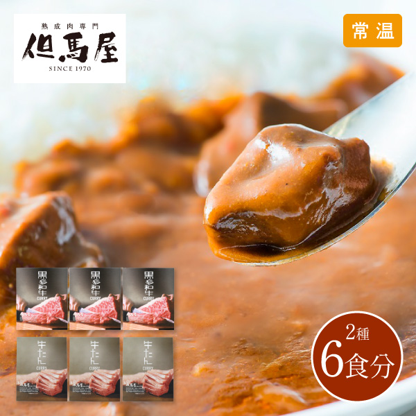 【送料無料】【2026年3月20日までの期間限定販売】 但馬屋カレー 詰合せ 6食セット 6634-60 同梱不可