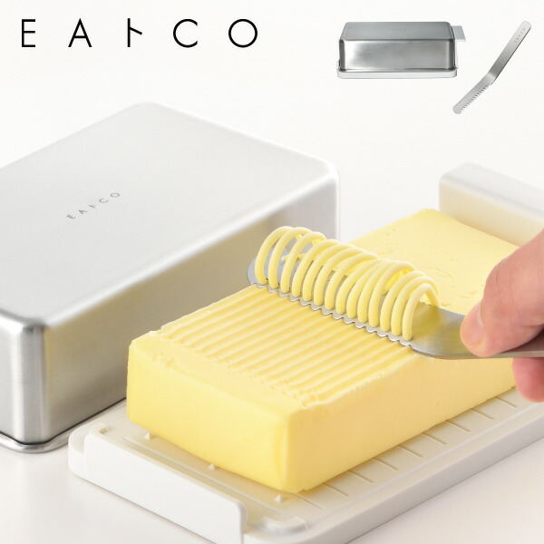 EAトCO バターセット Butter Cace Container バターケース+Nulu butter knife ヌル バターナイフ ヨシカワ 日本製